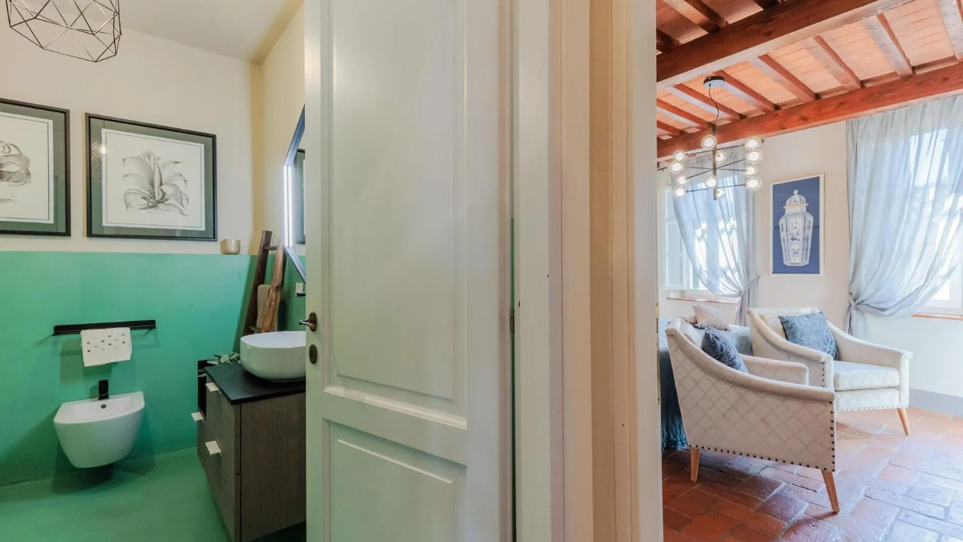 Casa Lucky, Romantic Modern 3 Bedrooms Penthouse Lucca Itálie